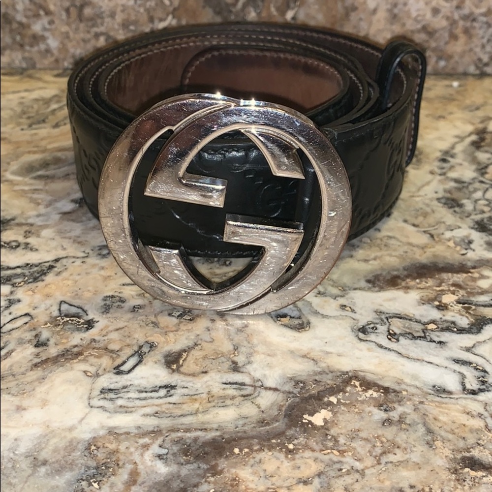 Gucci belt (Authentic) good condition normal wear
